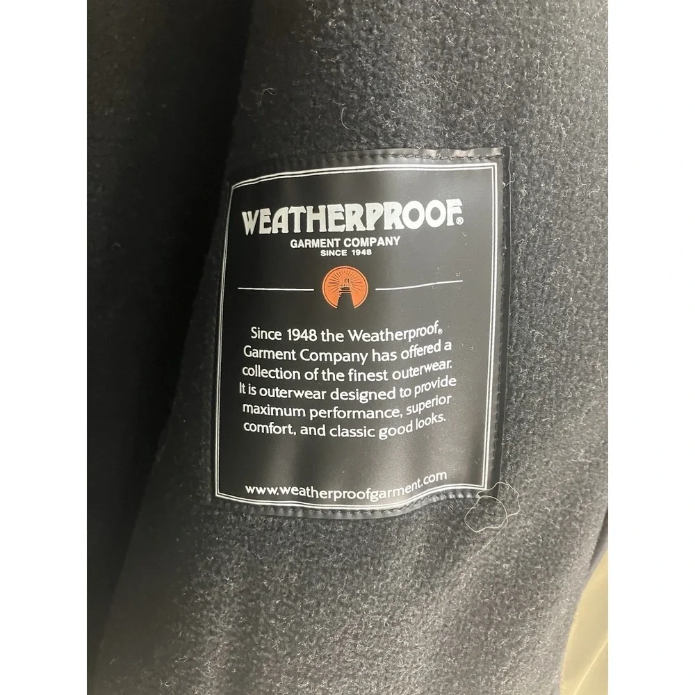 Mens‎ Weatherproof Garment Co. Water & Wind Resistant  Jacket Olive Green Large